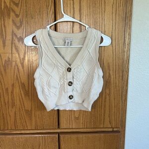 Sincerely Jules Cream V-Neck Sweater